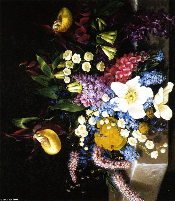 Wikioo.org - Bách khoa toàn thư về mỹ thuật - Vẽ tranh, Tác phẩm nghệ thuật Adelheid Dietrich - Flower Still Life