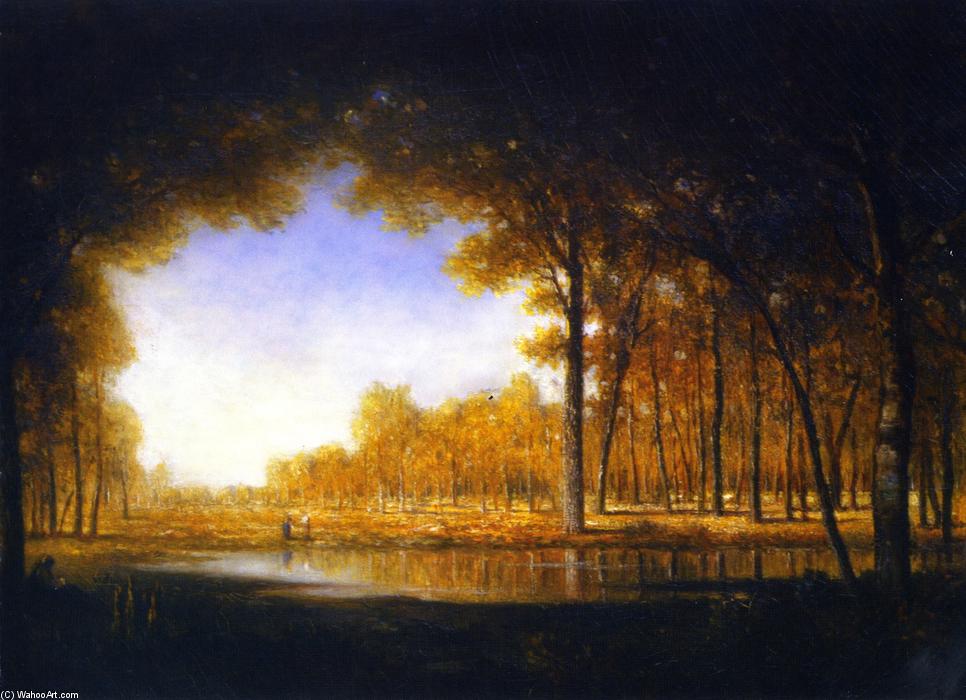 WikiOO.org - دایره المعارف هنرهای زیبا - نقاشی، آثار هنری Gilbert Munger - Forest of Fontainebleau