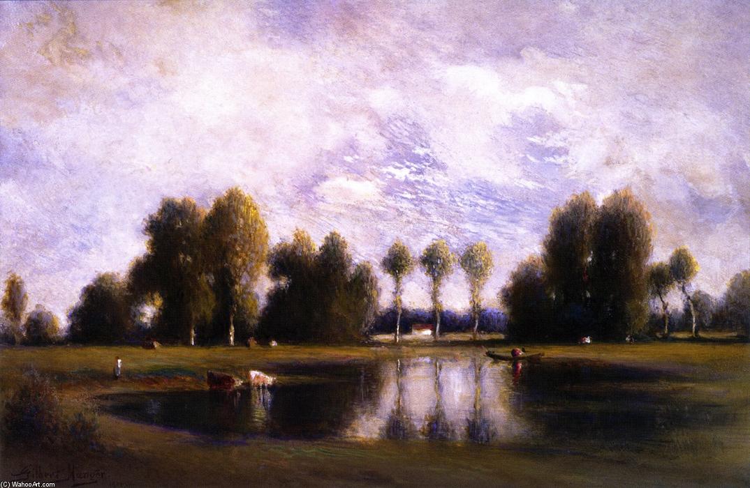 WikiOO.org - Енциклопедия за изящни изкуства - Живопис, Произведения на изкуството Gilbert Munger - Forest of Fontainebleau