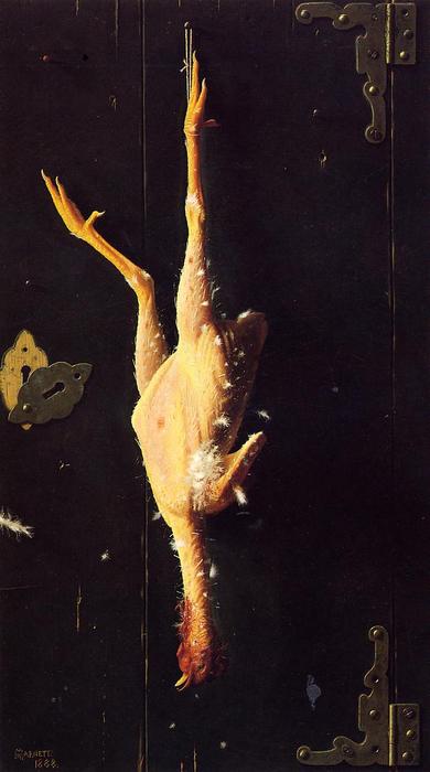 Wikioo.org – L'Enciclopedia delle Belle Arti - Pittura, Opere di William Michael Harnett - Per la cena di Domenica