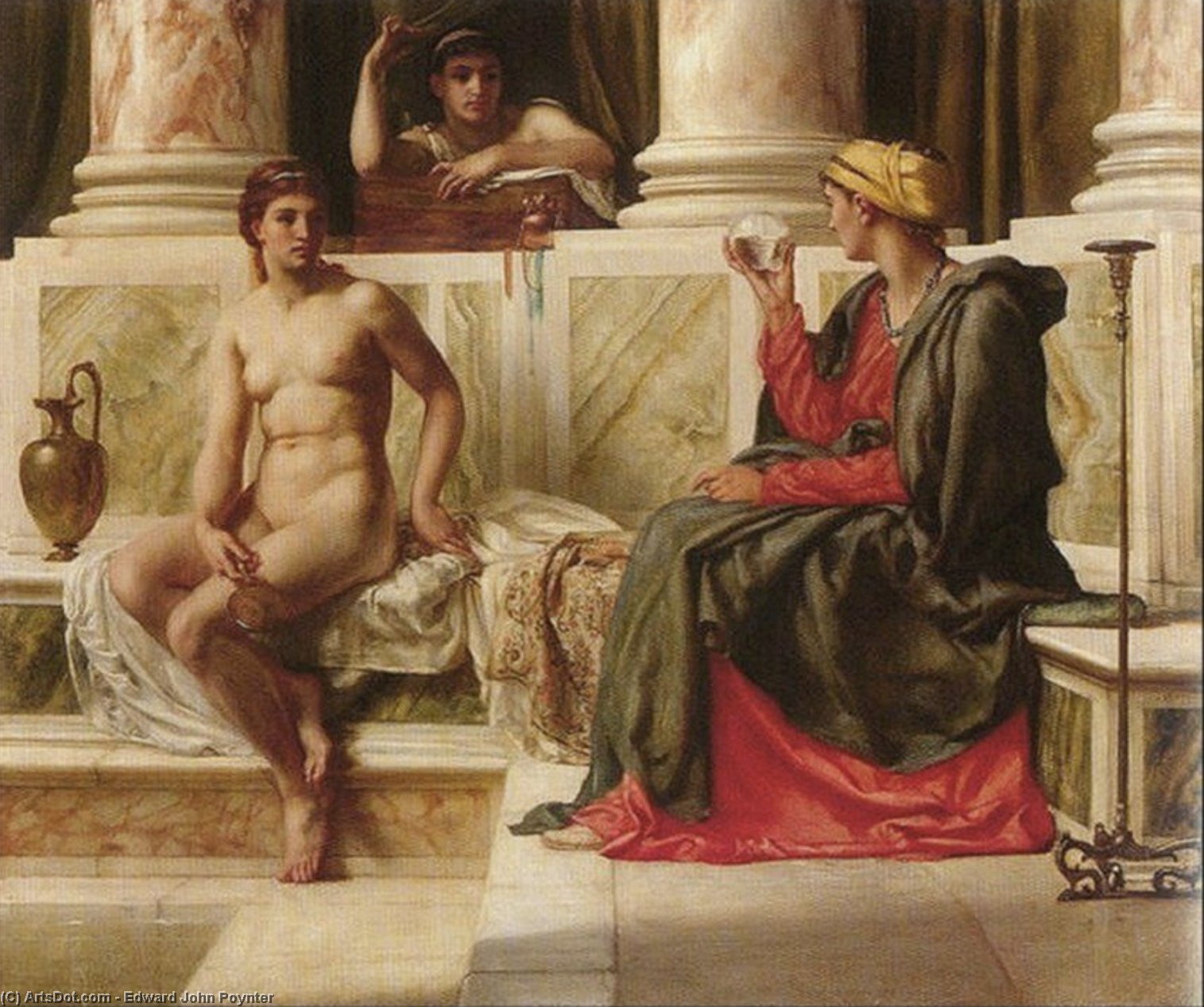 Wikioo.org - The Encyclopedia of Fine Arts - Painting, Artwork by Edward John Poynter - The Fortune Teller