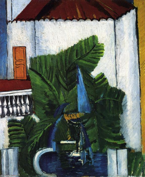 WikiOO.org - Encyclopedia of Fine Arts - Maalaus, taideteos Raoul Dufy - Fountain in Avignon