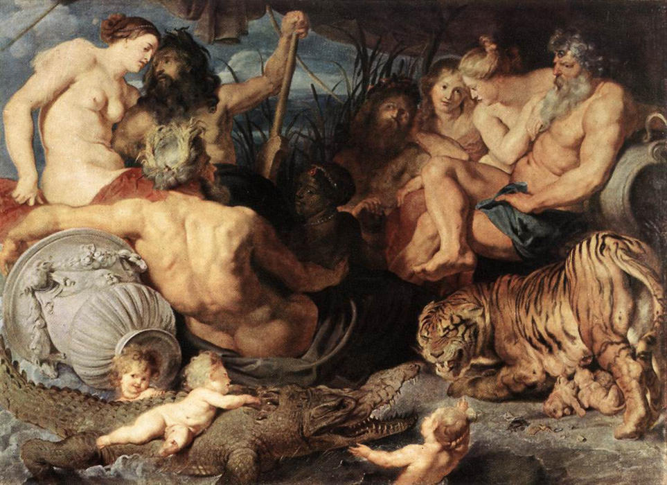 WikiOO.org - Güzel Sanatlar Ansiklopedisi - Resim, Resimler Peter Paul Rubens - The Four Continents