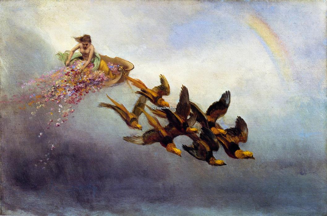 WikiOO.org - אנציקלופדיה לאמנויות יפות - ציור, יצירות אמנות William Holbrook Beard - The Four Seasons: Spring