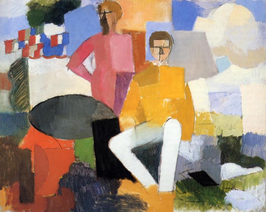 Wikioo.org - The Encyclopedia of Fine Arts - Painting, Artwork by Roger De La Fresnaye - The Fourteenth of July