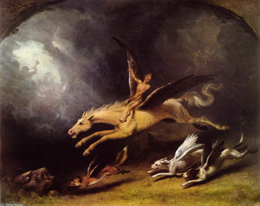 Wikioo.org - The Encyclopedia of Fine Arts - Painting, Artwork by William Holbrook Beard - The Fox Hunter's Dream