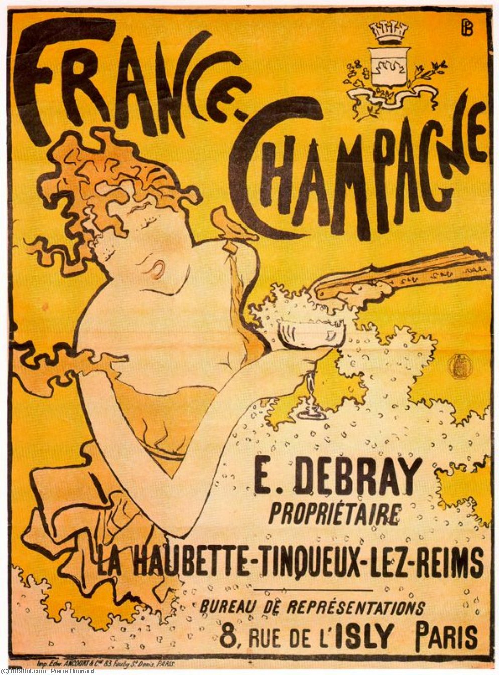 WikiOO.org - Енциклопедія образотворчого мистецтва - Живопис, Картини
 Pierre Bonnard - France-Champagne