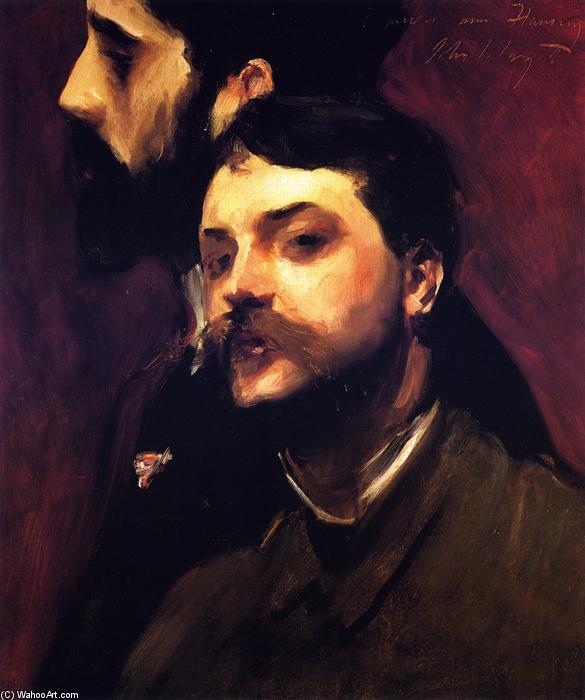Wikioo.org - The Encyclopedia of Fine Arts - Painting, Artwork by John Singer Sargent - Francois Flameng and Paul Helleu
