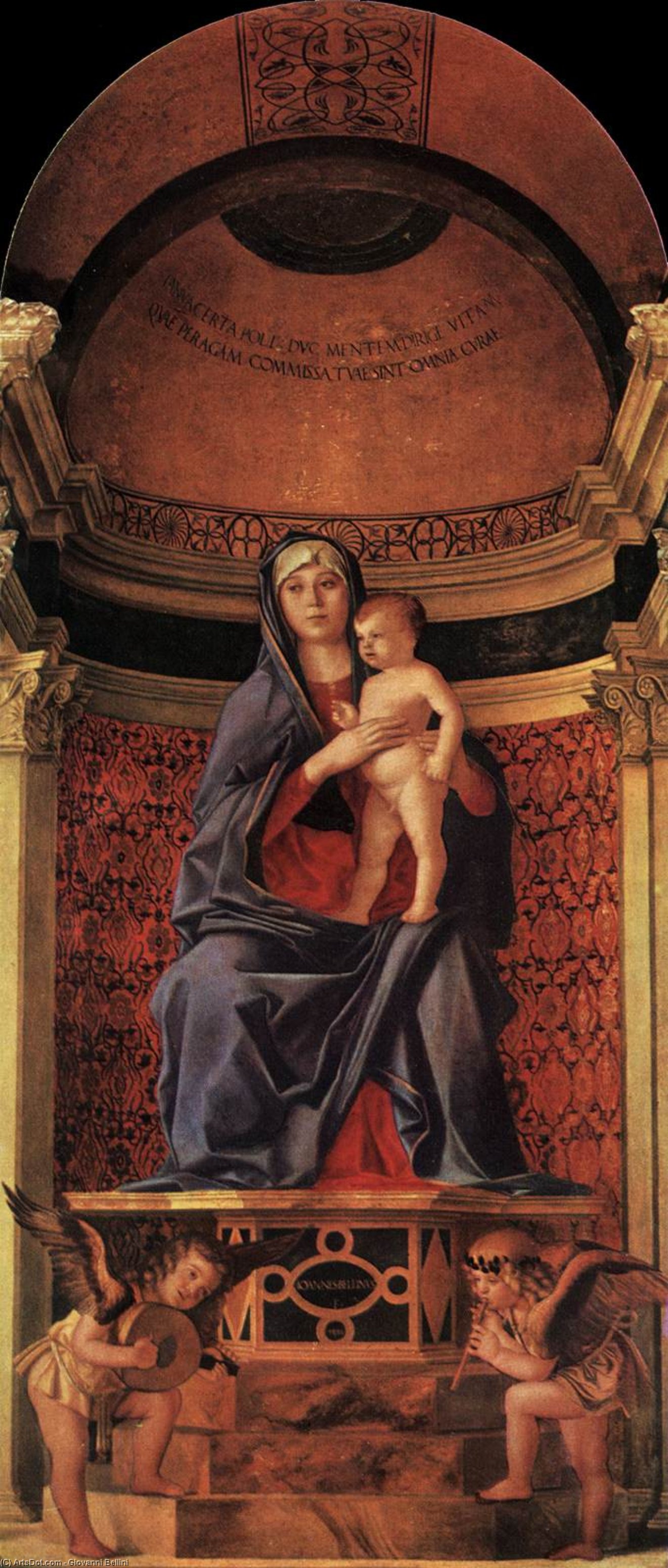 Wikioo.org - Encyklopedia Sztuk Pięknych - Malarstwo, Grafika Giovanni Bellini - Frari Triptych (detail)
