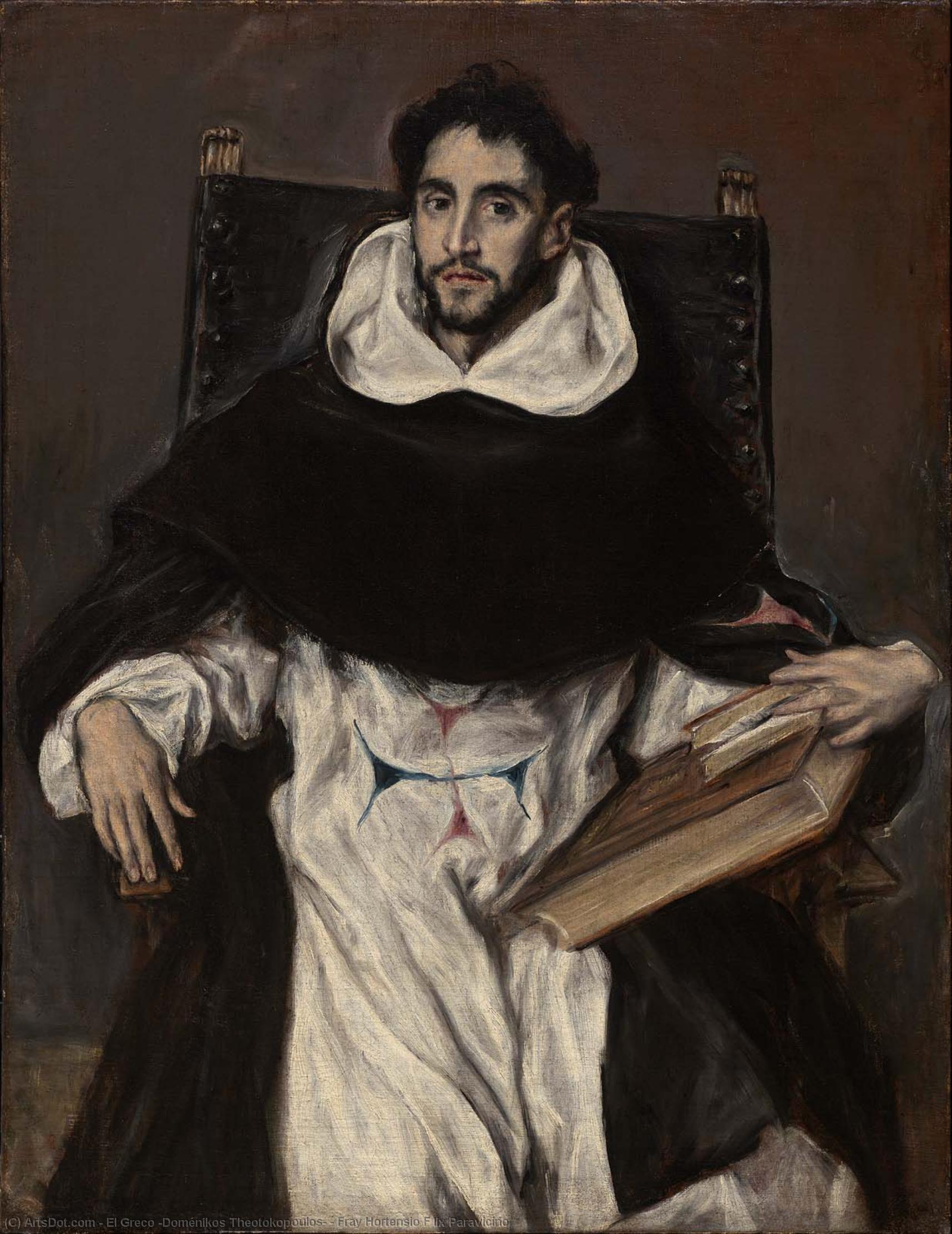 Wikioo.org – L'Enciclopedia delle Belle Arti - Pittura, Opere di El Greco (Doménikos Theotokopoulos) - Mischia hortensio f lix paravicino