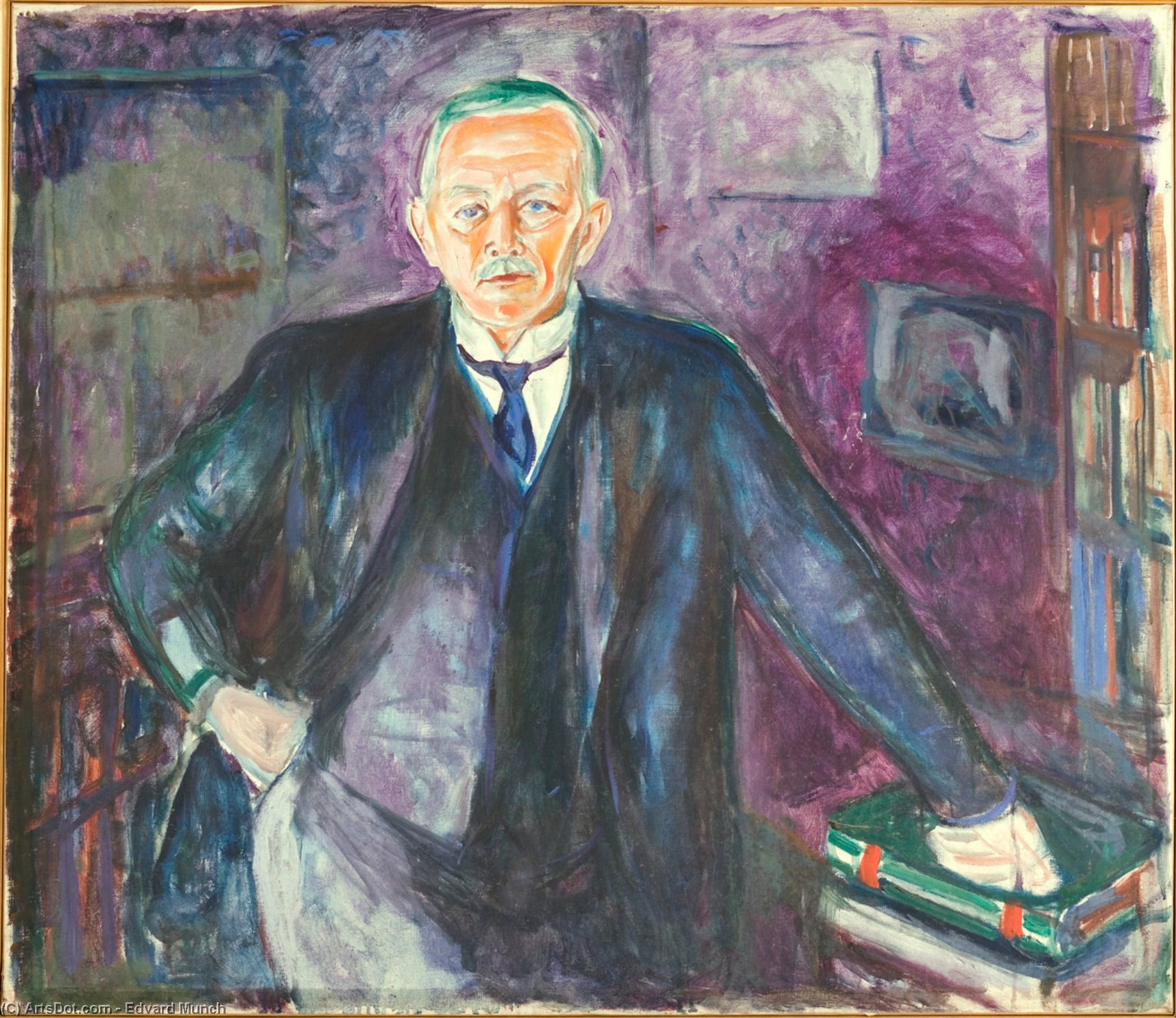 Wikioo.org - The Encyclopedia of Fine Arts - Painting, Artwork by Edvard Munch - Fredrik Stang