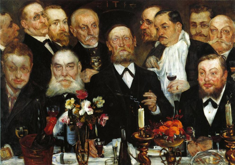 Wikioo.org - The Encyclopedia of Fine Arts - Painting, Artwork by Lovis Corinth (Franz Heinrich Louis) - The Freemason's (also known as Firm in Loyalty)