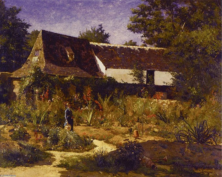 Wikioo.org – L'Encyclopédie des Beaux Arts - Peinture, Oeuvre de William Lamb Picknell - une français Jardin et la provence