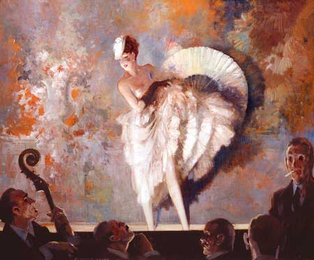 Wikioo.org - The Encyclopedia of Fine Arts - Painting, Artwork by Everett Shinn - French Vaudeville