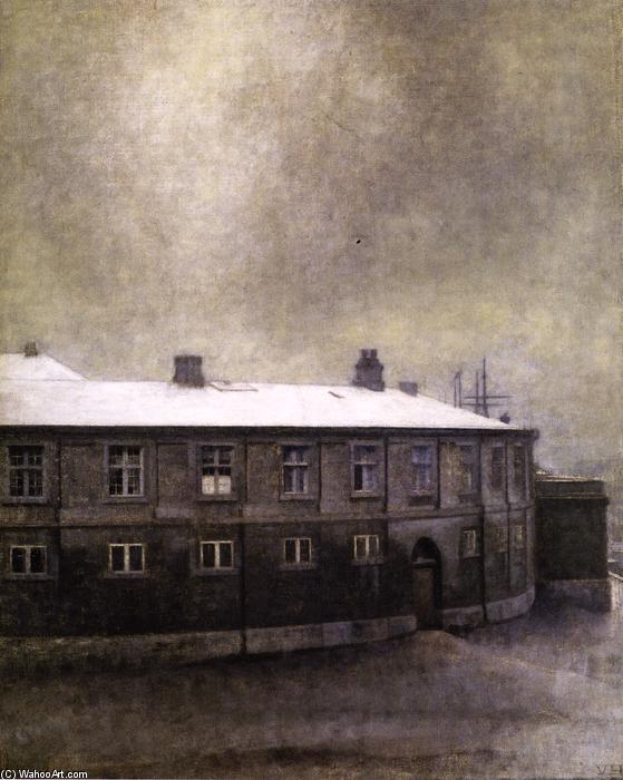Wikioo.org - The Encyclopedia of Fine Arts - Painting, Artwork by Vilhelm (Hammershøi)Hammershoi - From the Old Christiansborg Palace