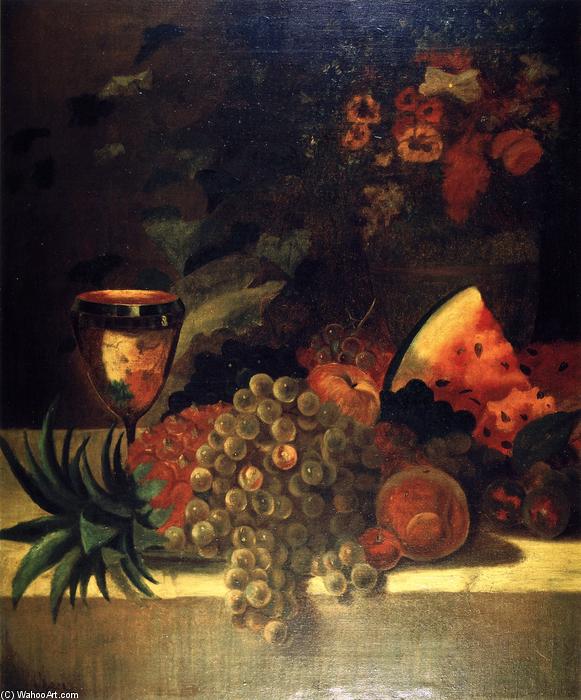 Wikioo.org - The Encyclopedia of Fine Arts - Painting, Artwork by William Merritt Chase - Fruit and Flower Still LIfe (B)