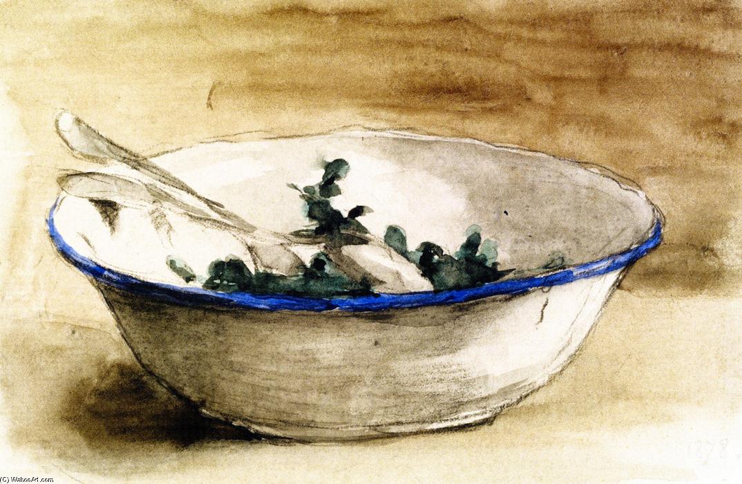 WikiOO.org - Encyclopedia of Fine Arts - Schilderen, Artwork Eva Gonzales - The Fruit Bowl
