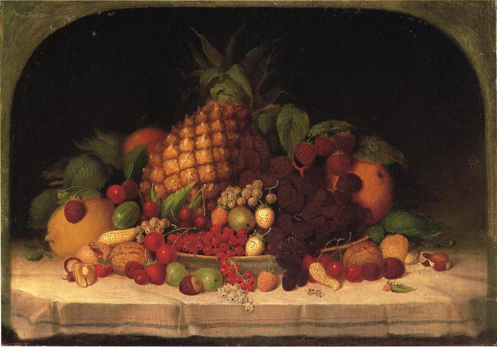 Wikioo.org - The Encyclopedia of Fine Arts - Painting, Artwork by Robert Spear Dunning - Fruit Piece