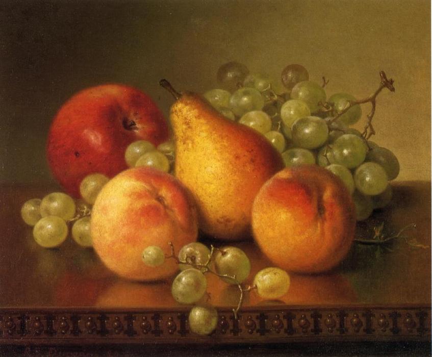 Wikioo.org – La Enciclopedia de las Bellas Artes - Pintura, Obras de arte de Robert Spear Dunning - fruta naturaleza muerta