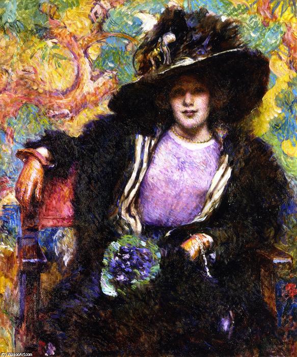 Wikioo.org - The Encyclopedia of Fine Arts - Painting, Artwork by Robert Lewis Reid - The Furs