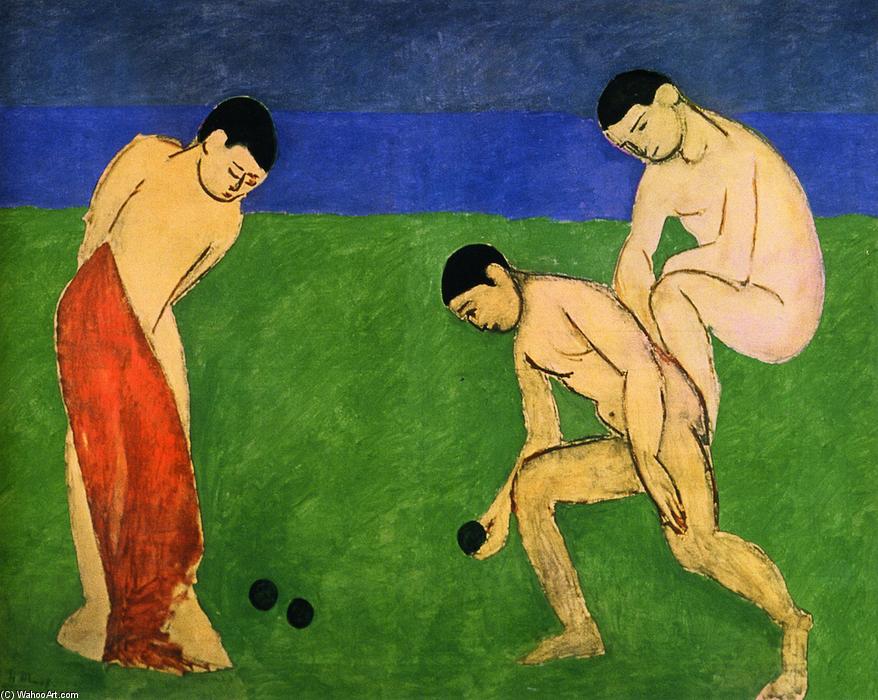Wikioo.org - The Encyclopedia of Fine Arts - Painting, Artwork by Henri Matisse - Game of Bowls