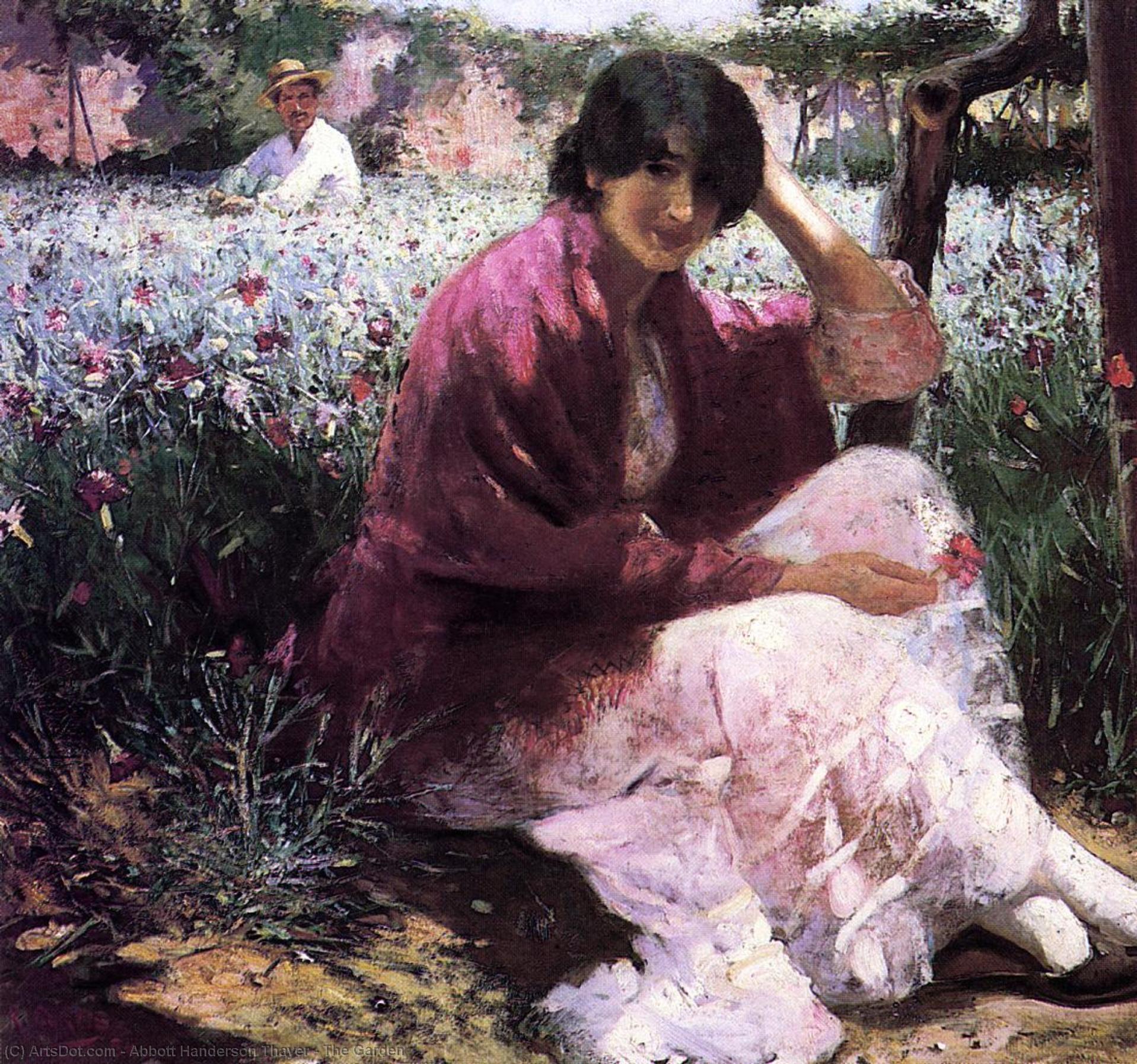 Wikioo.org - The Encyclopedia of Fine Arts - Painting, Artwork by Abbott Handerson Thayer - The Garden