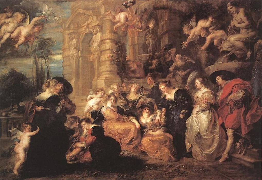 WikiOO.org - Enciklopedija dailės - Tapyba, meno kuriniai Peter Paul Rubens - Garden of Love