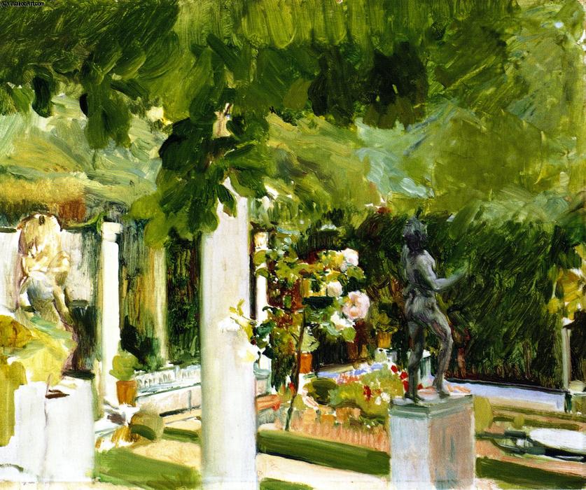 Wikioo.org - The Encyclopedia of Fine Arts - Painting, Artwork by Joaquin Sorolla Y Bastida - Garden of the Sorolla House