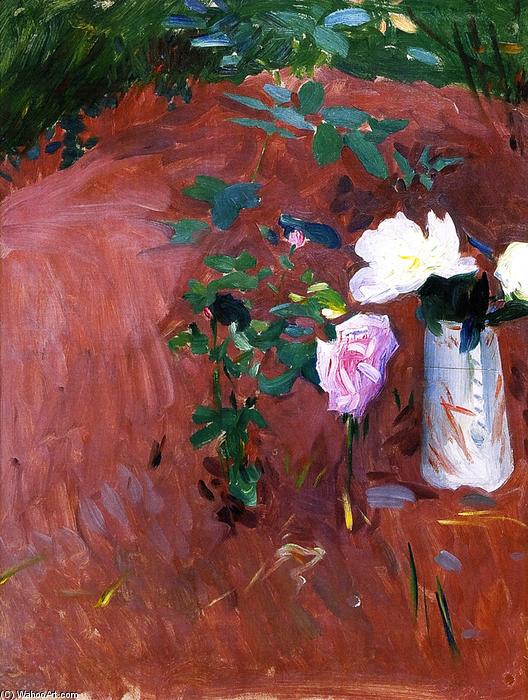 Wikioo.org - The Encyclopedia of Fine Arts - Painting, Artwork by John Singer Sargent - Garden Sketch