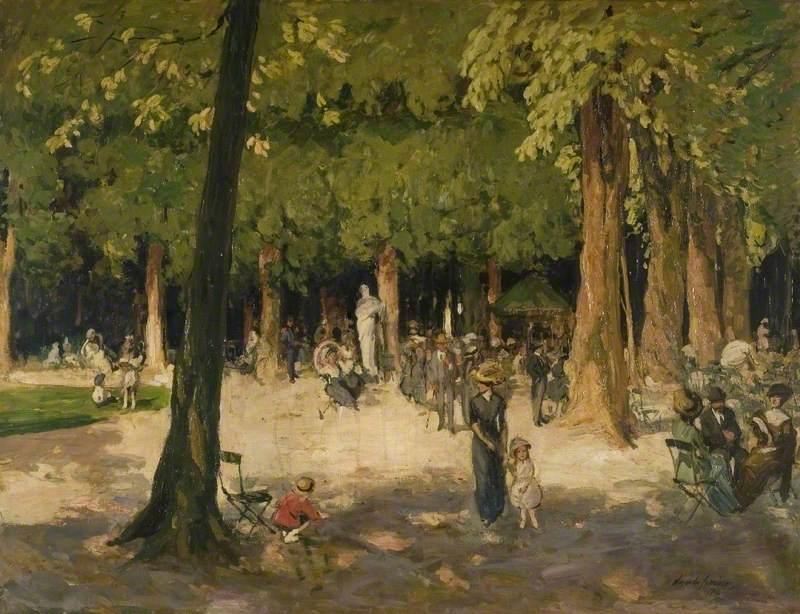 Wikioo.org - The Encyclopedia of Fine Arts - Painting, Artwork by Alexander Jamieson - The Gardens, Versailles