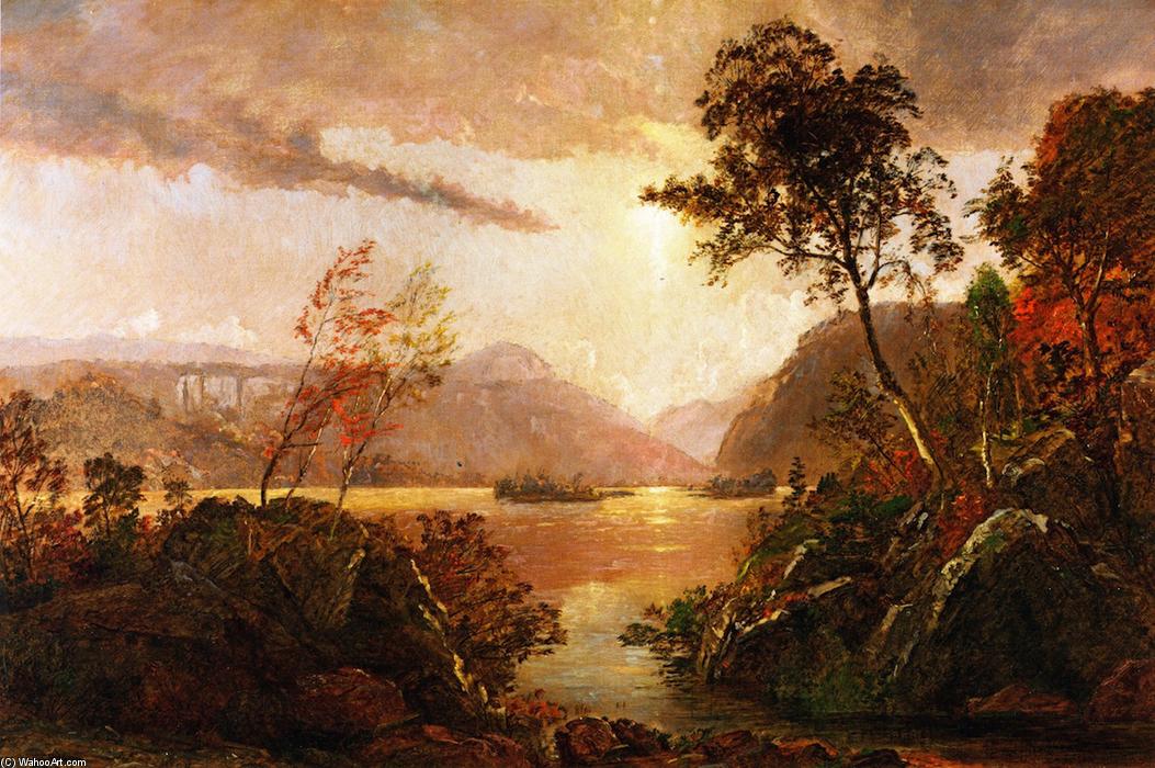 Wikioo.org - The Encyclopedia of Fine Arts - Painting, Artwork by Jasper Francis Cropsey - Gates of the Hudson