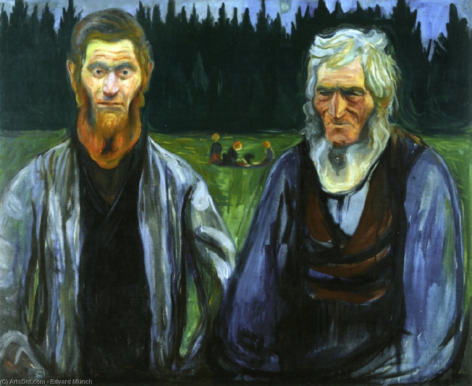 WikiOO.org - Encyclopedia of Fine Arts - Maalaus, taideteos Edvard Munch - Generations