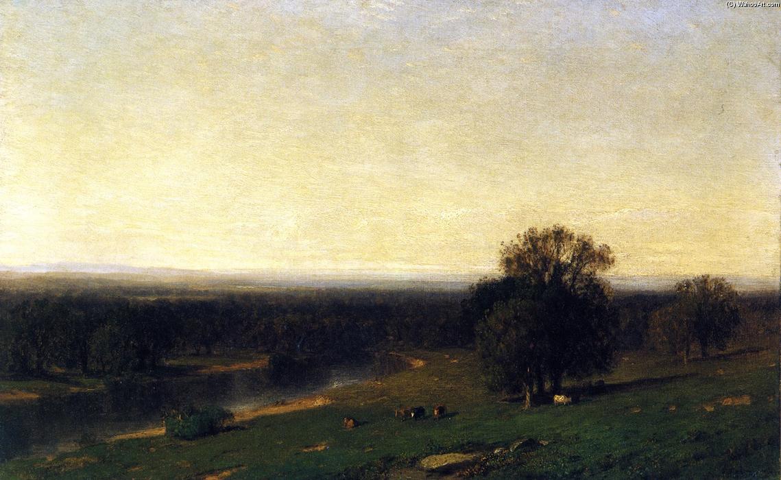 Wikioo.org - The Encyclopedia of Fine Arts - Painting, Artwork by Samuel Colman - The Genesee Valley, New York