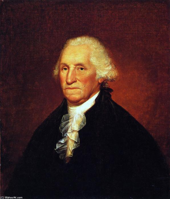 WikiOO.org - Εγκυκλοπαίδεια Καλών Τεχνών - Ζωγραφική, έργα τέχνης Rembrandt Peale - George Washington [The Gadsden-Morris-Clarke Portrait]