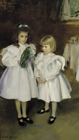 Wikioo.org - The Encyclopedia of Fine Arts - Painting, Artwork by Cecilia Beaux - Gertrude and Elizabeth Henry