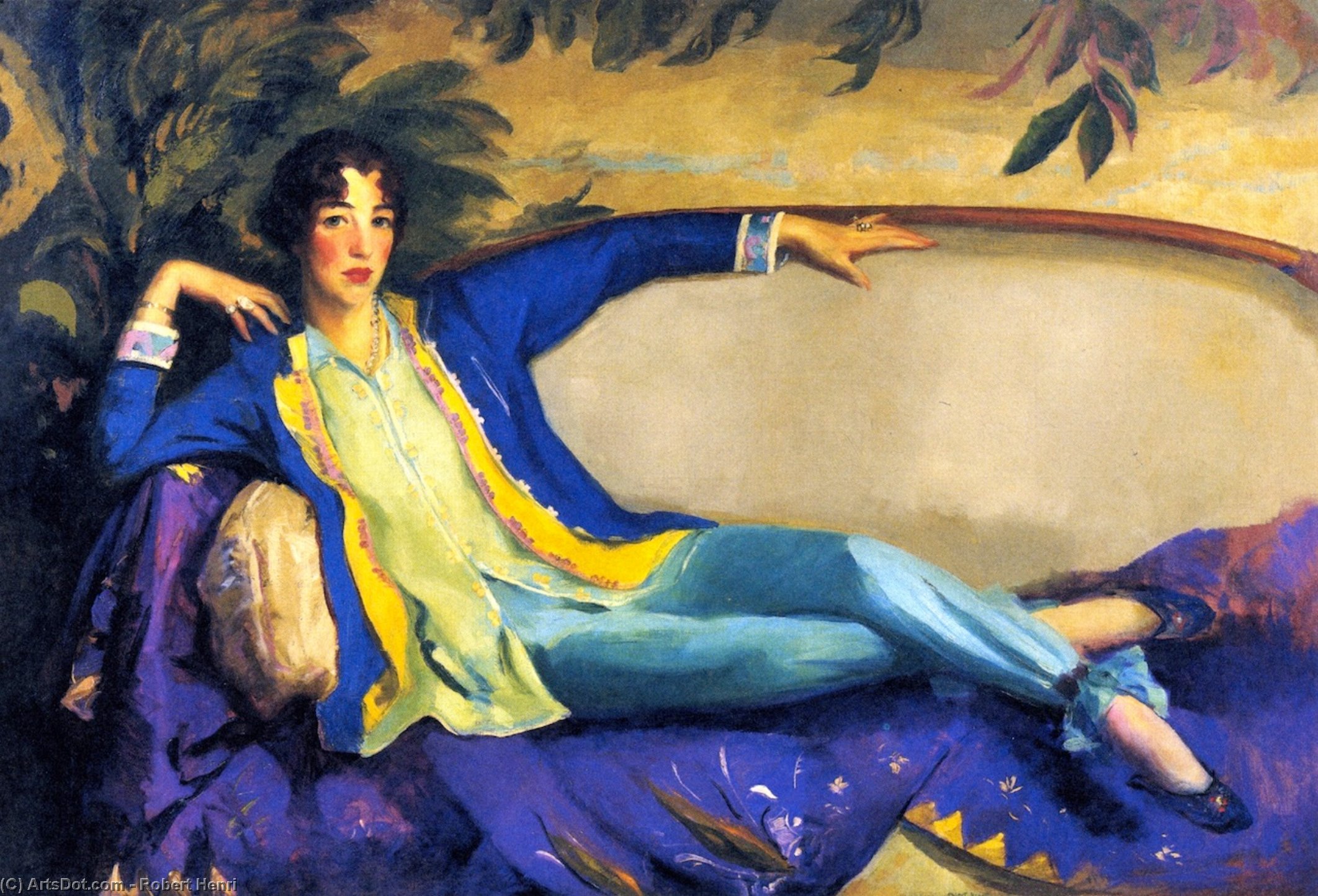 Wikioo.org - The Encyclopedia of Fine Arts - Painting, Artwork by Robert Henri - Gertrude Vanderbilt Whitney