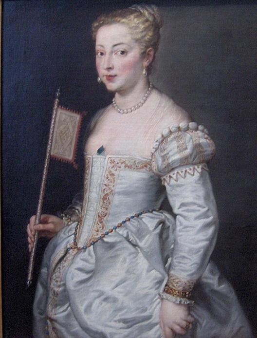 WikiOO.org - Encyclopedia of Fine Arts - Schilderen, Artwork Peter Paul Rubens - Girl with Fan