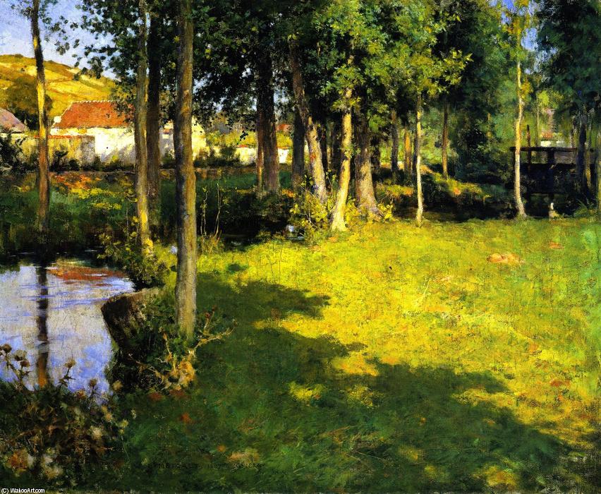 Wikioo.org - The Encyclopedia of Fine Arts - Painting, Artwork by Willard Leroy Metcalf - Giverny