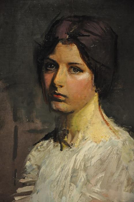 Wikioo.org - The Encyclopedia of Fine Arts - Painting, Artwork by Abbott Handerson Thayer - Gladys