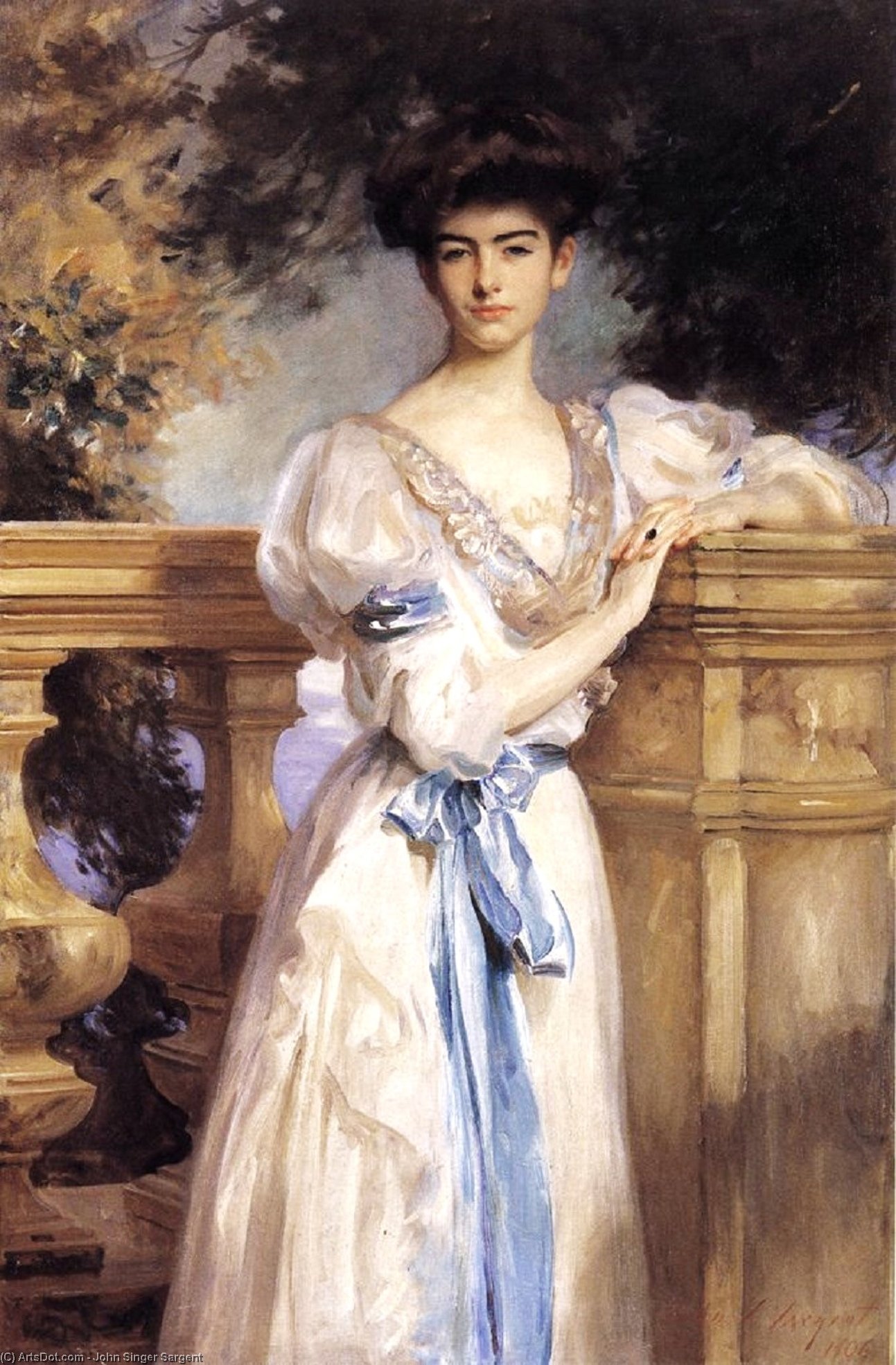 Wikioo.org - The Encyclopedia of Fine Arts - Painting, Artwork by John Singer Sargent - Gladys Vanderbilt