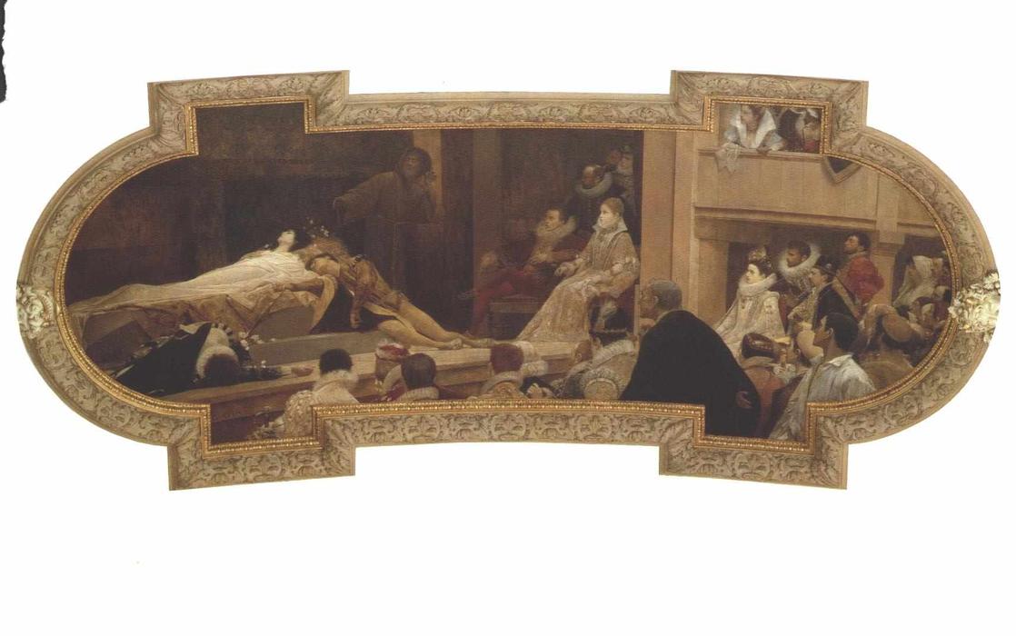 Wikoo.org - موسوعة الفنون الجميلة - اللوحة، العمل الفني Gustav Klimt - The Globe Theatre in London