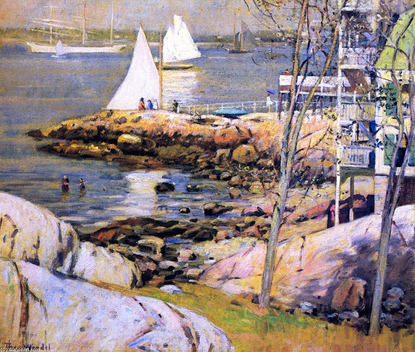 Wikioo.org - The Encyclopedia of Fine Arts - Painting, Artwork by Theodore Wendel - Gloucester Harbor