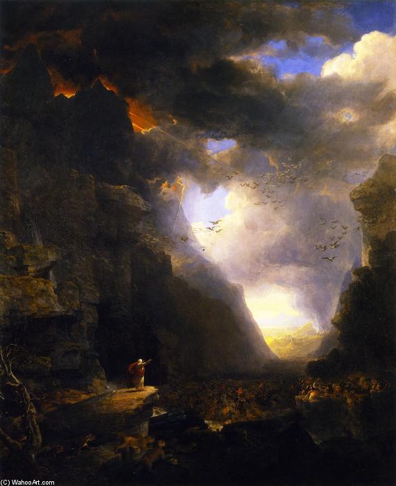 Wikioo.org - The Encyclopedia of Fine Arts - Painting, Artwork by Asher Brown Durand - God's Judgment Upon Gog
