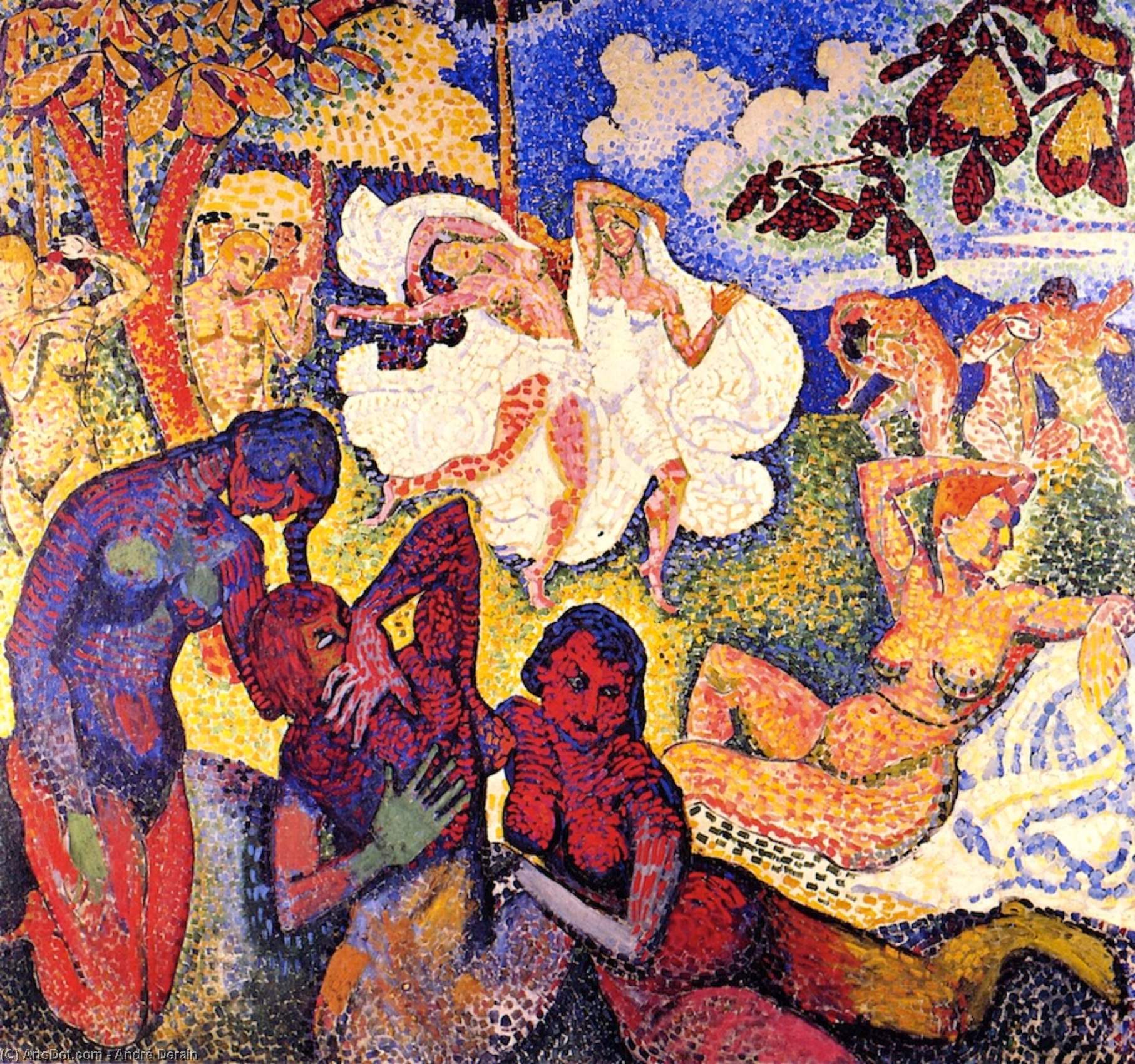 Wikioo.org - The Encyclopedia of Fine Arts - Painting, Artwork by André Derain - The Golden Age