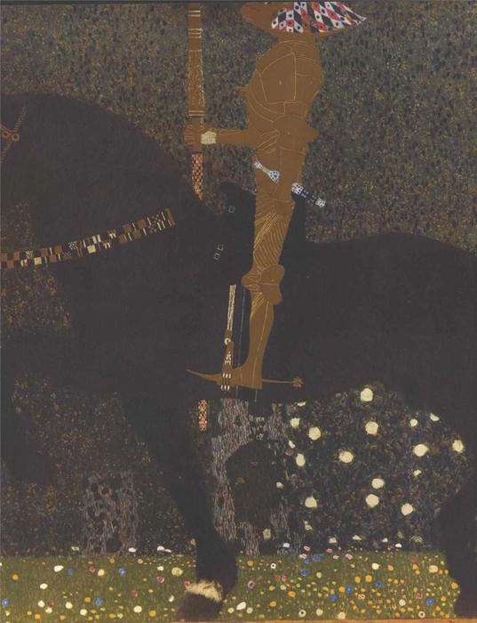 Wikioo.org – L'Enciclopedia delle Belle Arti - Pittura, Opere di Gustav Klimt - Il Golden Knight