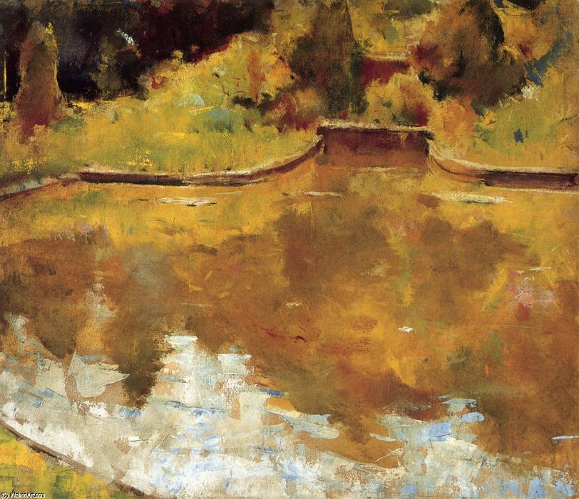 WikiOO.org - Enciclopedia of Fine Arts - Pictura, lucrări de artă Charles Webster Hawthorne - Goldfish Pond
