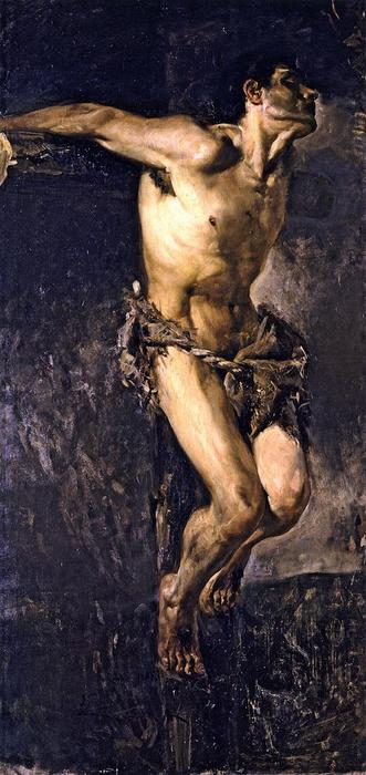 Wikioo.org – L'Enciclopedia delle Belle Arti - Pittura, Opere di Joaquin Sorolla Y Bastida - il buono ladro ( anche conosciuto as Santo Dimas )