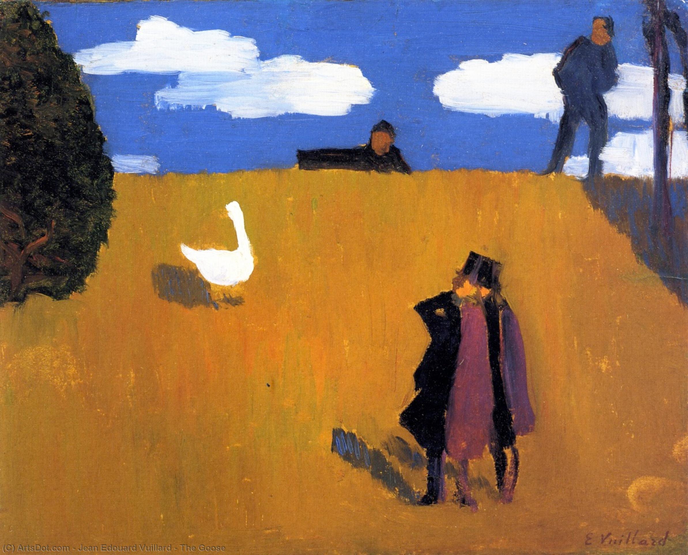 Wikioo.org - Bách khoa toàn thư về mỹ thuật - Vẽ tranh, Tác phẩm nghệ thuật Jean Edouard Vuillard - The Goose