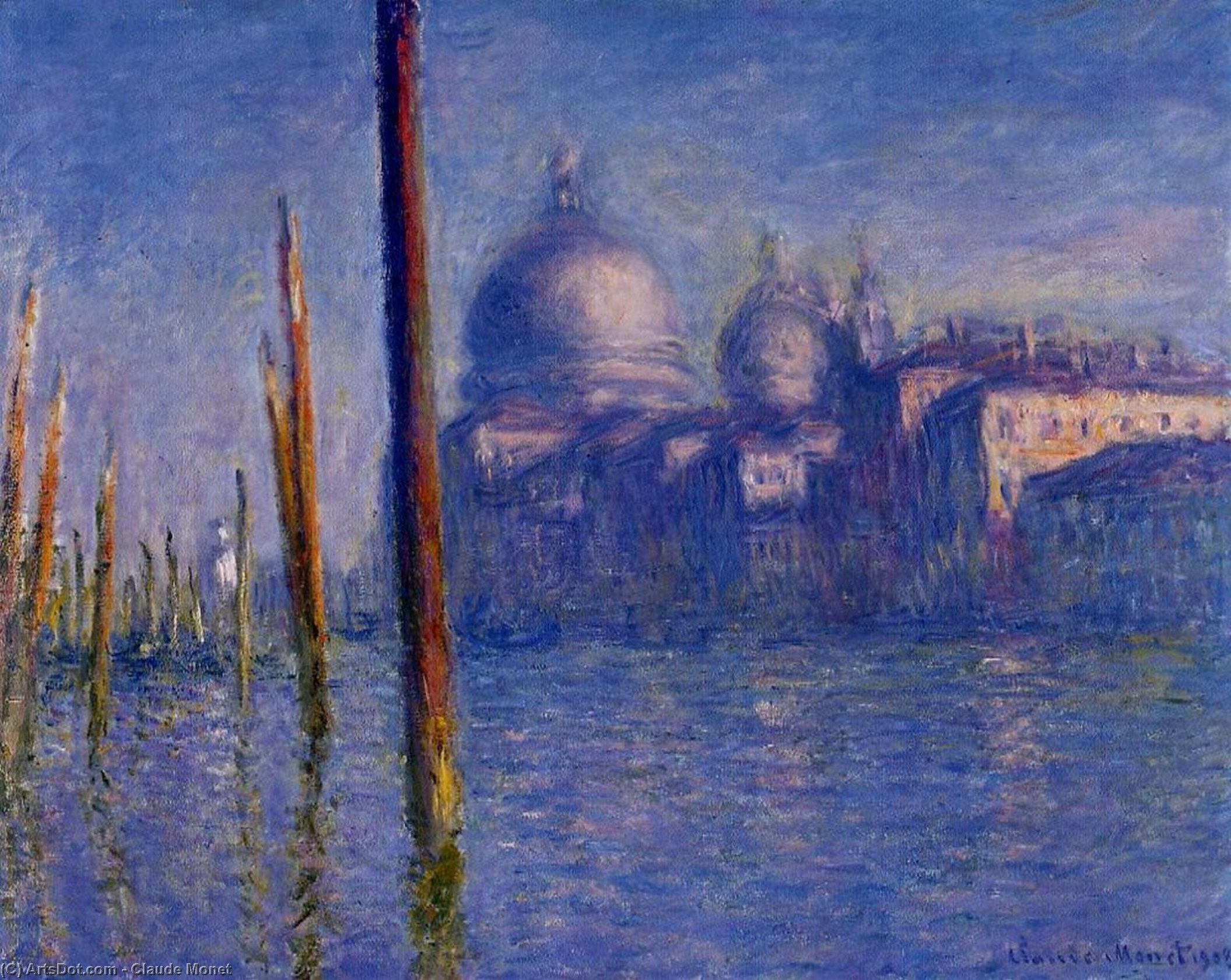 Wikioo.org - The Encyclopedia of Fine Arts - Painting, Artwork by Claude Monet - The Grand Canal, Venice