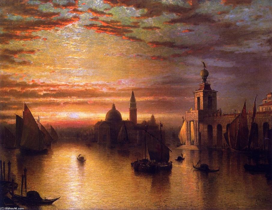 Wikioo.org - The Encyclopedia of Fine Arts - Painting, Artwork by John Ferguson Weir - The Grand Canal, Venice